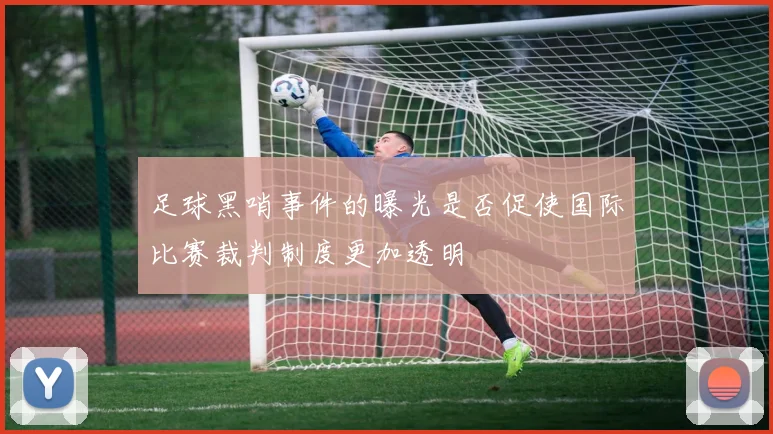 足球黑哨事件的曝光是否促使国际比赛裁判制度更加透明